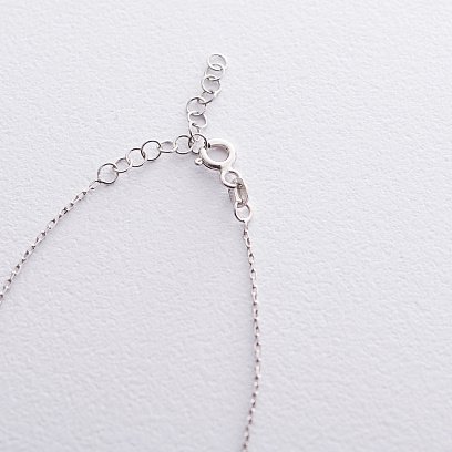 Серебряное колье "Круг" 18907 №3