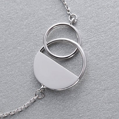 Золотий браслет "Переплетення" б04735 №4