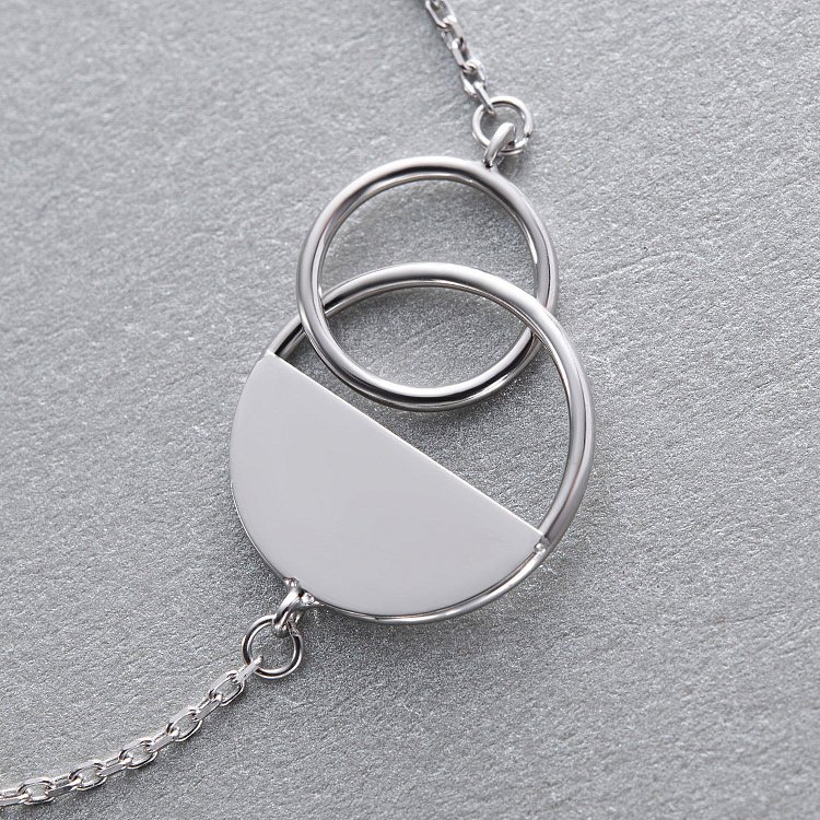 Золотий браслет "Переплетення" б04735 від ювелірного магазину Онікс - 3