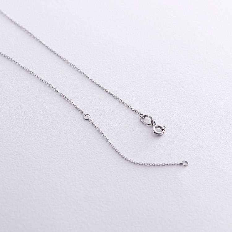 Кольє з чорними діамантами (біле золото) 729981121 від ювелірного магазину Онікс - 4