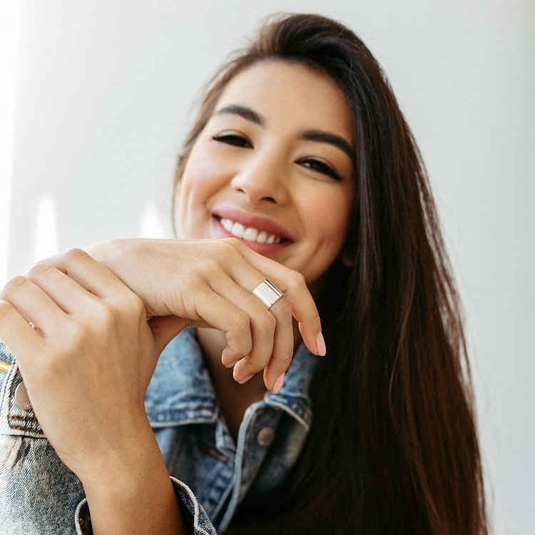 Широкое кольцо "Плутон" в серебре 112143 от ювелирного магазина Оникс - 25