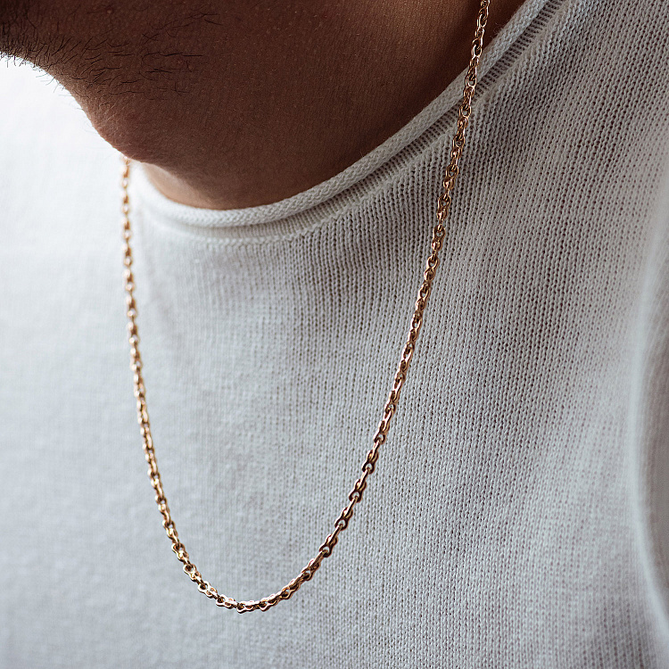 Чоловічий золотий ланцюжок ц00563 від ювелірного магазину Онікс - 5