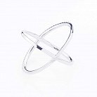 Срібний перстень з фіанітами 111868 от ювелирного магазина Оникс - 1