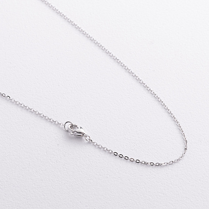 Золотое колье "Крестик" с бриллиантами колб0202mi №4