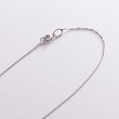 Золотое колье с помолвочным кольцом и сердцем (фианит) кол02467 №4