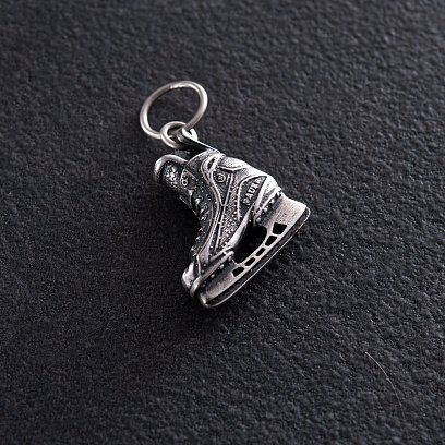 Срібний кулон "Хокейні ковзани" 133198 №5