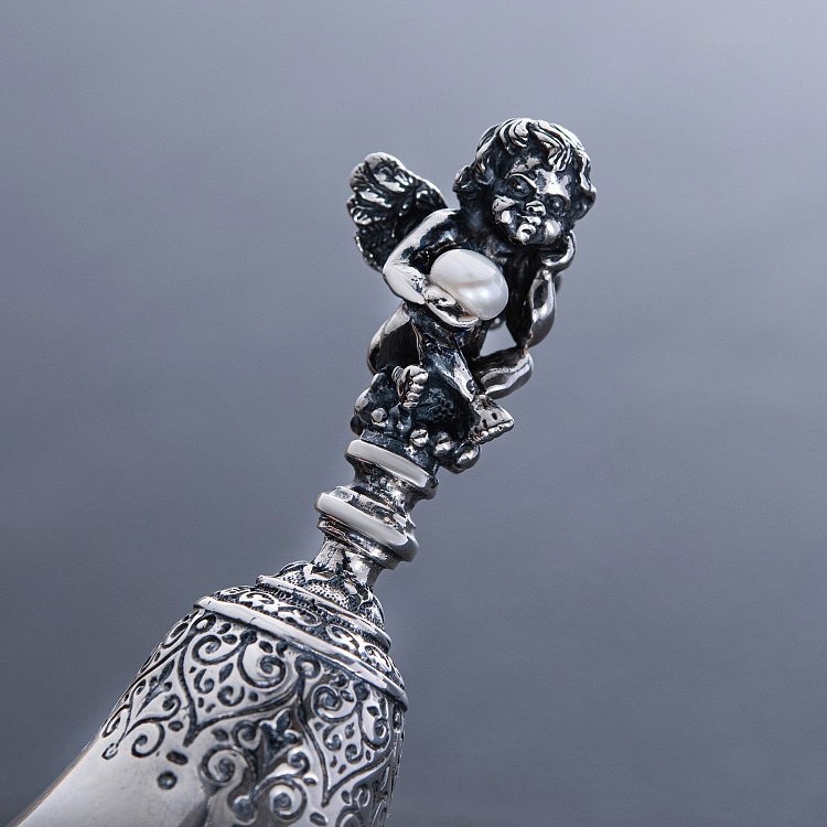 Срібний дзвіночок "Янголятко" 23007 від ювелірного магазину Онікс - 2