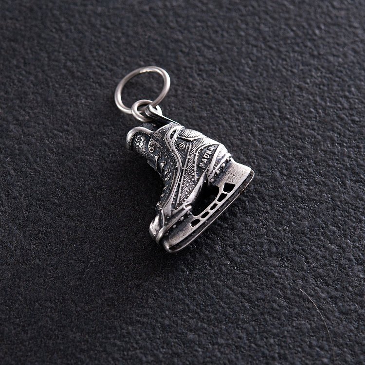 Срібний кулон "Хокейні ковзани" 133198 від ювелірного магазину Онікс - 4