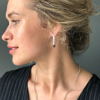 Серебряные серьги 121788 №8