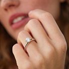 Помолвочное золотое кольцо с бриллиантом 228331121 от ювелирного магазина Оникс - 2