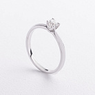 Помолвочное золотое кольцо с бриллиантом кб0698м от ювелирного магазина Оникс