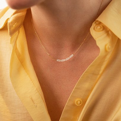 Кольє - ланцюжок у жовтому золоті кол02382 №3