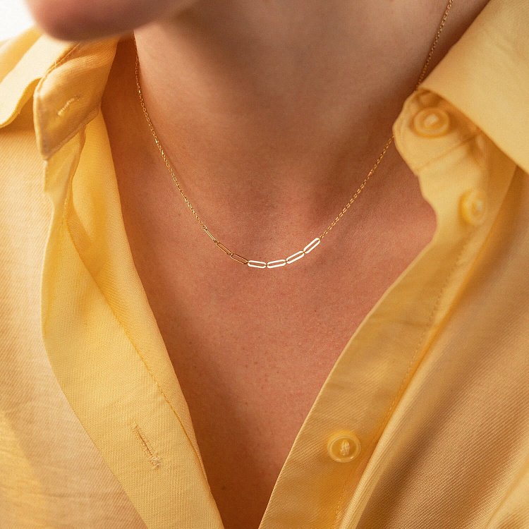 Кольє - ланцюжок у жовтому золоті кол02382 від ювелірного магазину Онікс - 3