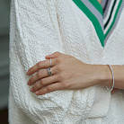 Золотий браслет "Clarice" з доріжкою каменів б05558 от ювелирного магазина Оникс - 15