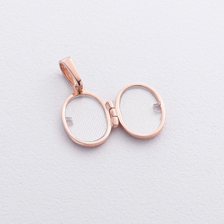 Золотий кулон для фотографії з хрестиком п02938 від ювелірного магазину Онікс - 2