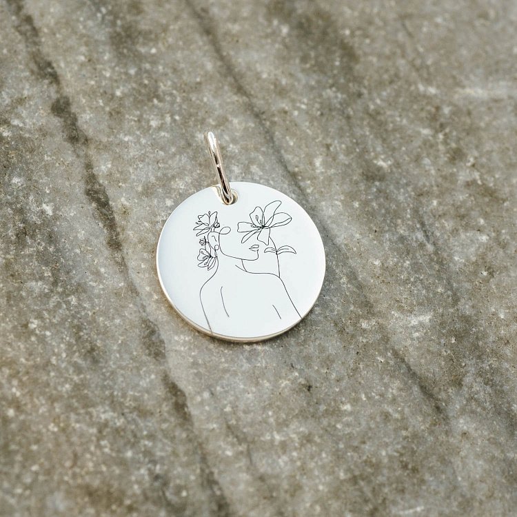 Серебряный кулон "Чувственная" 132724жен от ювелирного магазина Оникс - 5