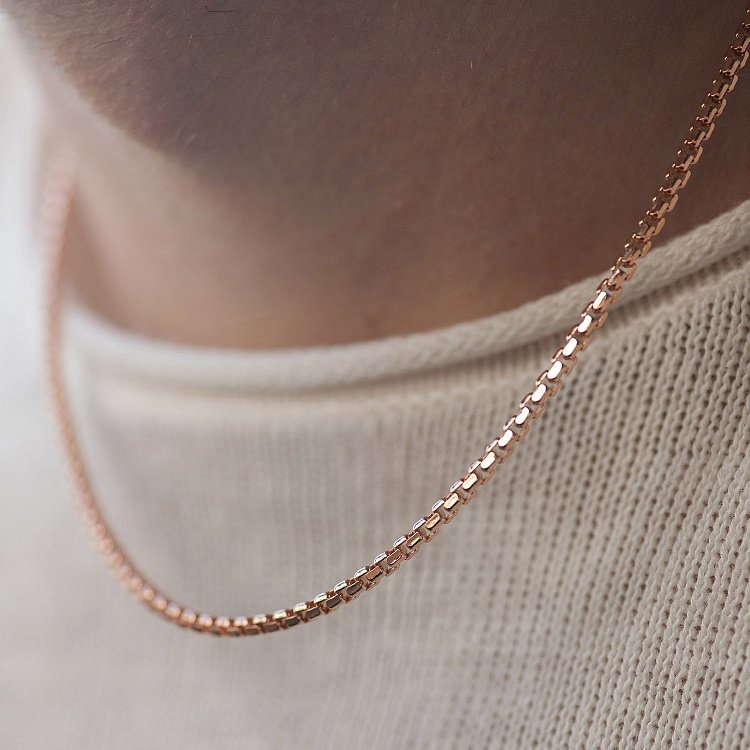 Золотая цепочка плетение Венеция (2.5 мм) ц00193-2,5 от ювелирного магазина Оникс - 1