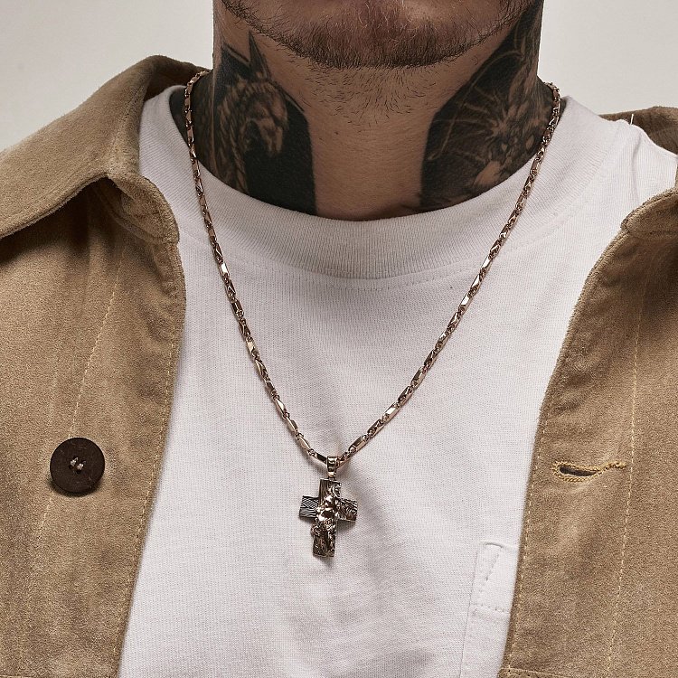 Чоловічий золотий ланцюжок ц00526 від ювелірного магазину Онікс - 1