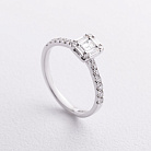 Золота каблучка з діамантами кб0691ri от ювелирного магазина Оникс