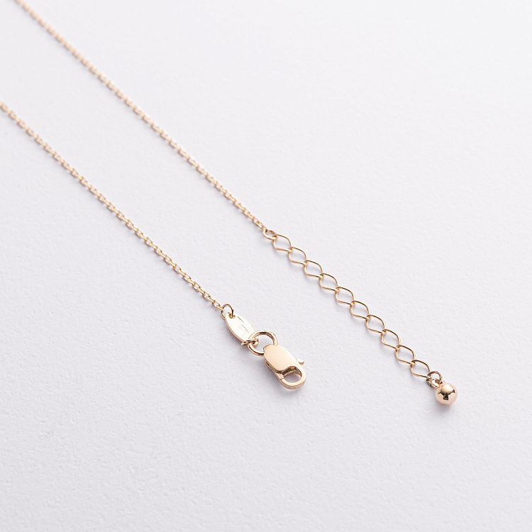 Колье "Шарики" в желтом золоте кол02610 от ювелирного магазина Оникс - 2