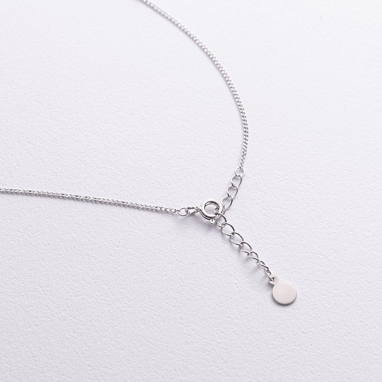 Серебряное колье "Сердечко" 181329 от ювелирного магазина Оникс - 4