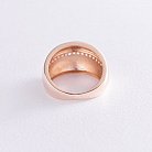 Золото кольцо с белыми фианитами к06570 от ювелирного магазина Оникс - 2
