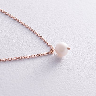 Браслет с жемчужиной (красное золото) б05264 №3