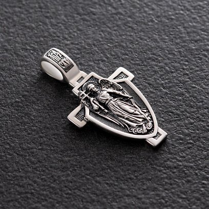 Серебряная ладанка "Ангел Хранитель" 132967 №4