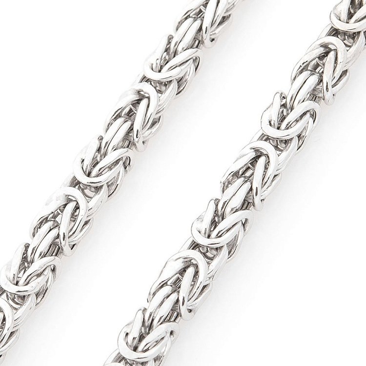 Цепочка из белого золота ц00279 от ювелирного магазина Оникс - 1