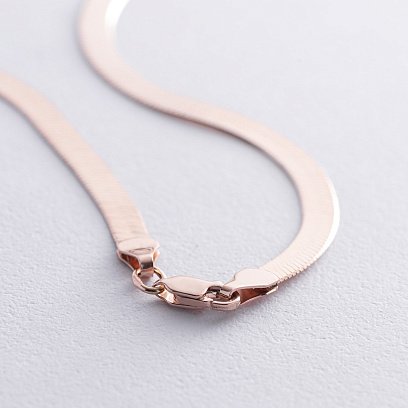 Колье "Наоми" в красном золоте (снейк) ц00514 №6