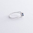 Золота каблучка (діамант, сапфір) C01177R от ювелирного магазина Оникс - 2