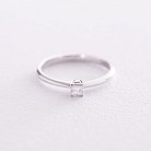 Помолвочное золотое кольцо с бриллиантом 221071121 от ювелирного магазина Оникс - 3