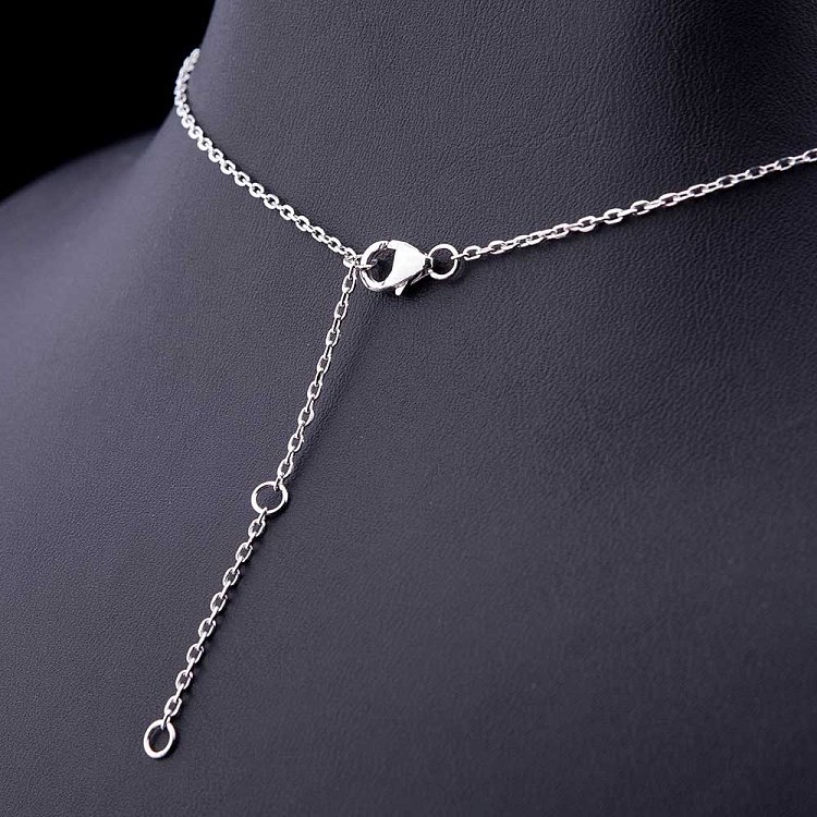 Серебряное колье с фианитами 18379 - 2 Серебряное колье с фианитами 18379 от ювелирного магазина Оникс - 2