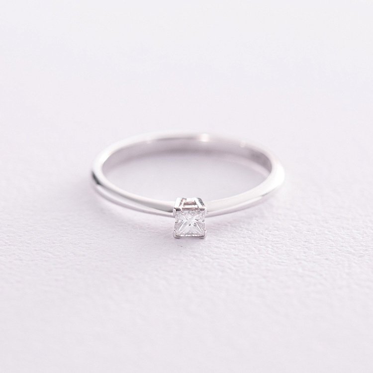 Помолвочное золотое кольцо с бриллиантом 221071121 - 3 Помолвочное золотое кольцо с бриллиантом 221071121 от ювелирного магазина Оникс - 3