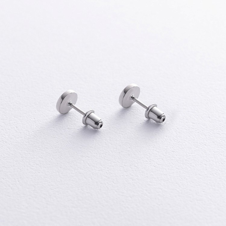 Срібні сережки - пусети "Love" 123112 від ювелірного магазину Онікс - 2