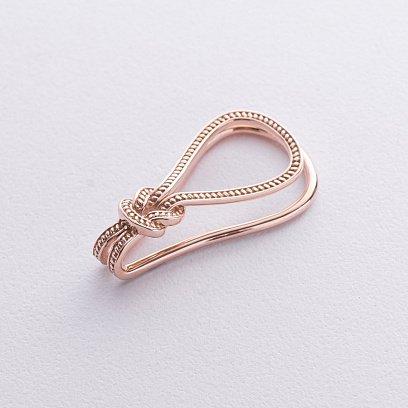 ﻿Затиск для грошей у червоному золоті заж00127 №3