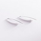 Срібні сережки "Міра" 4929 от ювелирного магазина Оникс - 1
