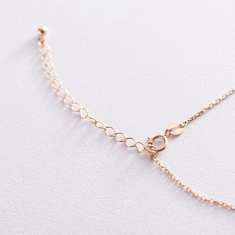 Колье "Шарики" в желтом золоте кол01950 от ювелирного магазина Оникс - 5