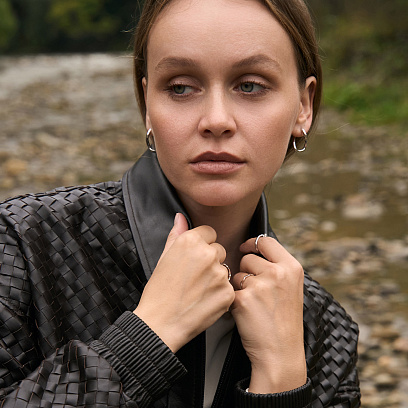 Серебряные серьги "Lia" 7259 №10