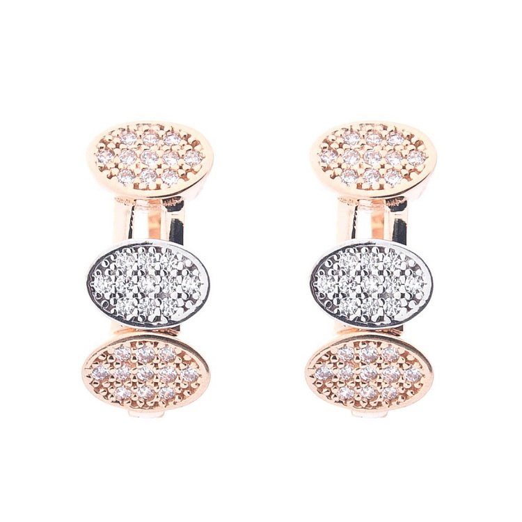 Золоті сережки (фіаніти) с05331 від ювелірного магазину Онікс