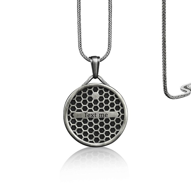 Срібний кулон "Георгій Переможець" (можливе гравіювання) 133180 від ювелірного магазину Онікс - 6