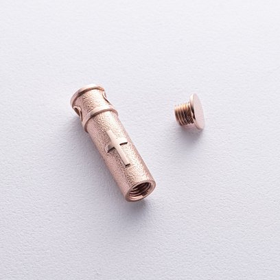 Золотой кулон - мощевик п03925 №3