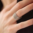 Широкое серебряное кольцо "Tianna" 7154 от ювелирного магазина Оникс - 1