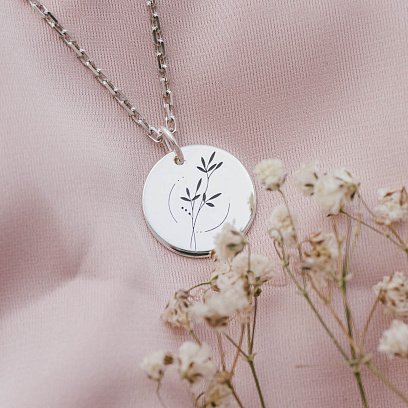 Серебряный кулон "Веточки" 132724вет №4