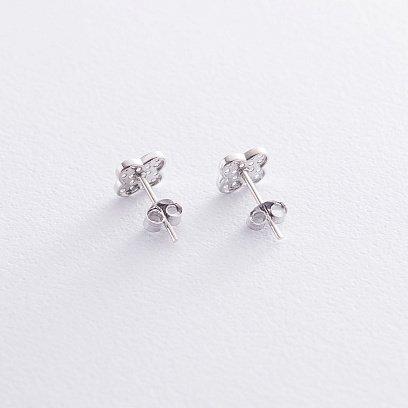 Золоті сережки-пусети "Конюшина" с05354 №3