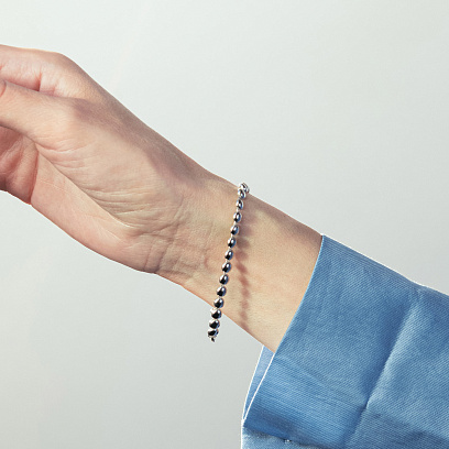 Браслет "Gloria" в белом золоте б05781 №4