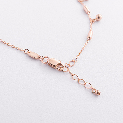 Золотой браслет "Шарики" б05824 №5