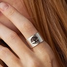 Серебряное кольцо с гравировкой "Древо жизни" 112143древо от ювелирного магазина Оникс - 3