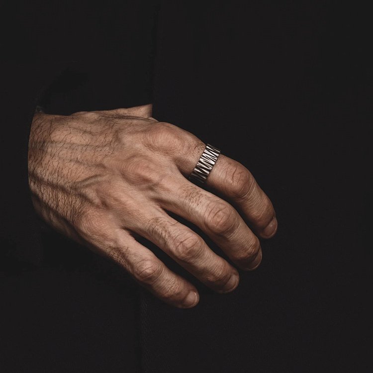 Серебряное кольцо "Геометрия" 112710 от ювелирного магазина Оникс - 6