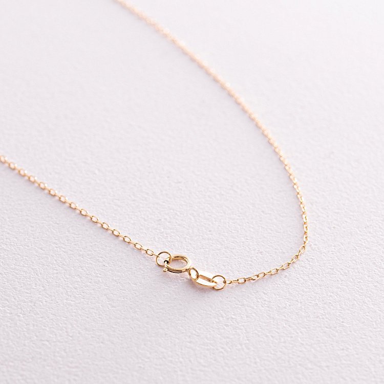 Золотое колье "Сердечко" с бриллиантами колб0083cha от ювелирного магазина Оникс - 5